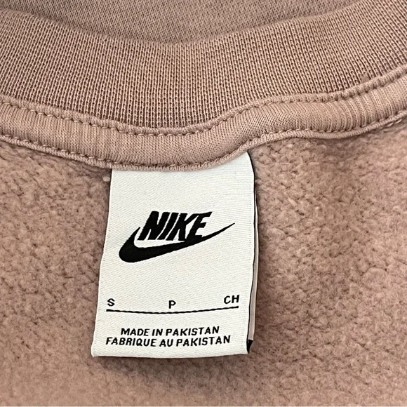 Nike Sportswear Phoenix Dusty Pink Crewneck Sweatshirt - Picture 8 of 11